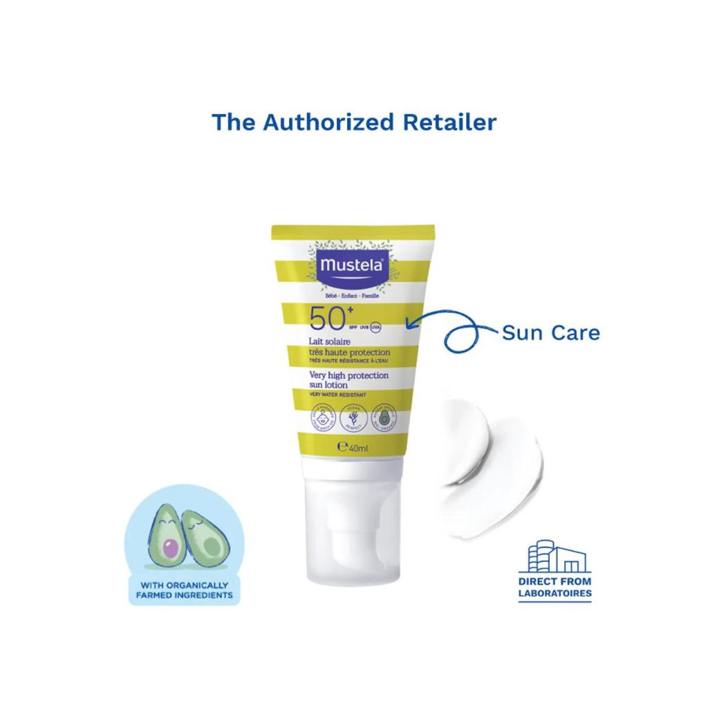Mustela Kids Sunscreen Mustela SPF50+ Sun Lotion 40ml – Motherswork