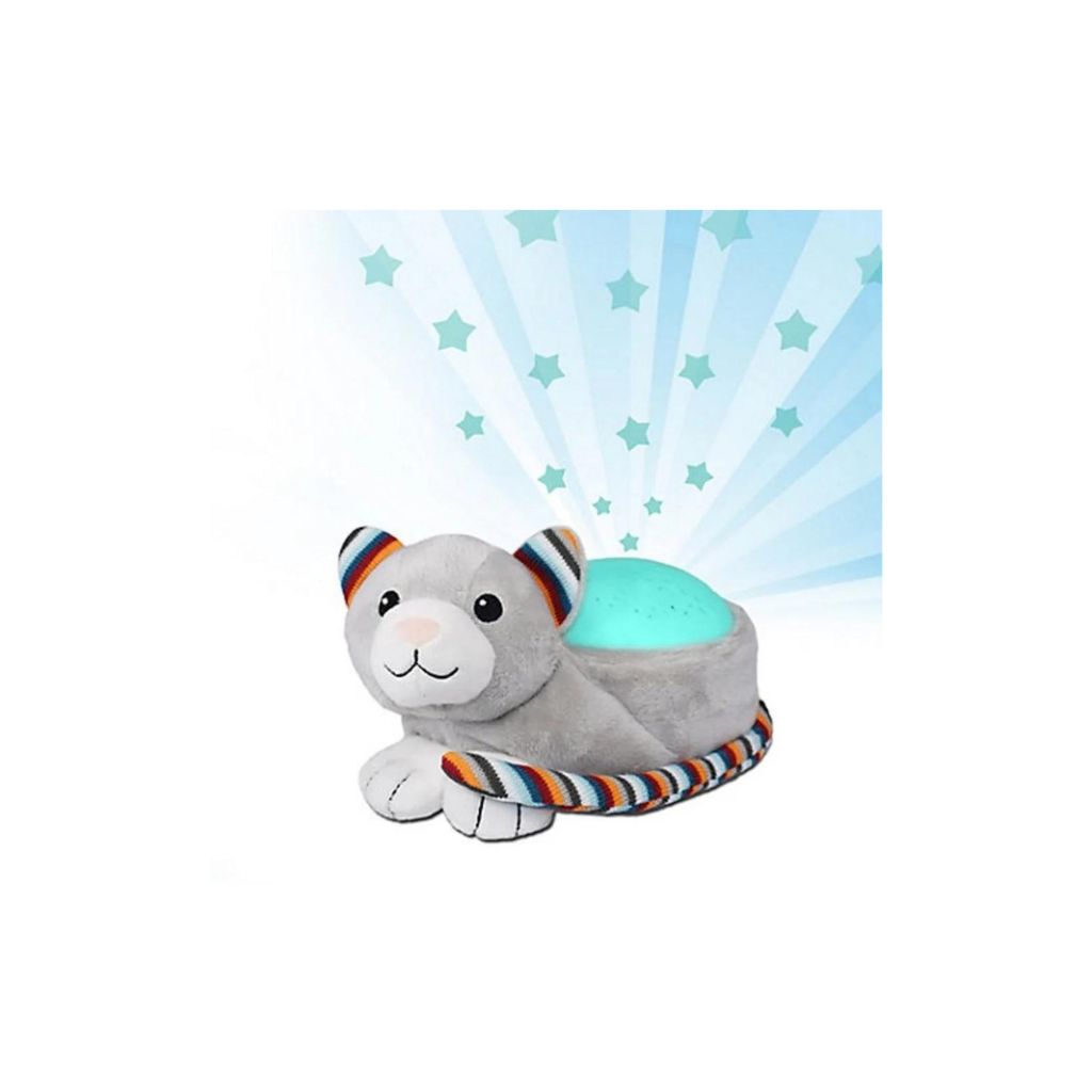 Doudou Projecteur D'Étoiles Musical Ruby Le Lapin - Peluche Avec Sons Apaisants (Battement De Cœur, Nature) - Veilleuse Bébé