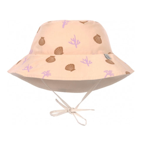 Lassig Sun Protection Bucket Hat, Coral Rose Peach