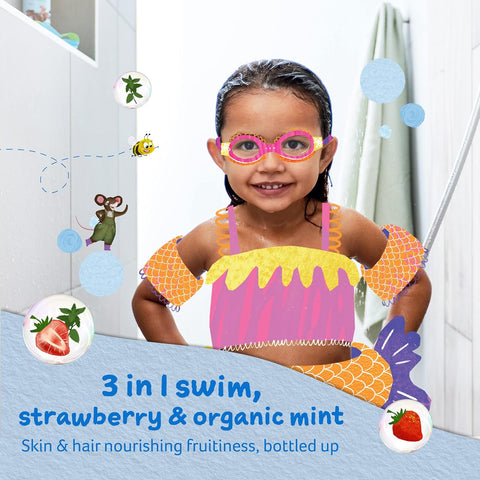 Childs Farm 3 in 1 Swim, Strawberry & Organic Mint 250ML