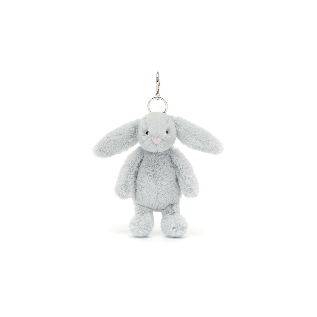 Jellycat Bashful Silver Bunny Bag Charm | motherswork Singapore