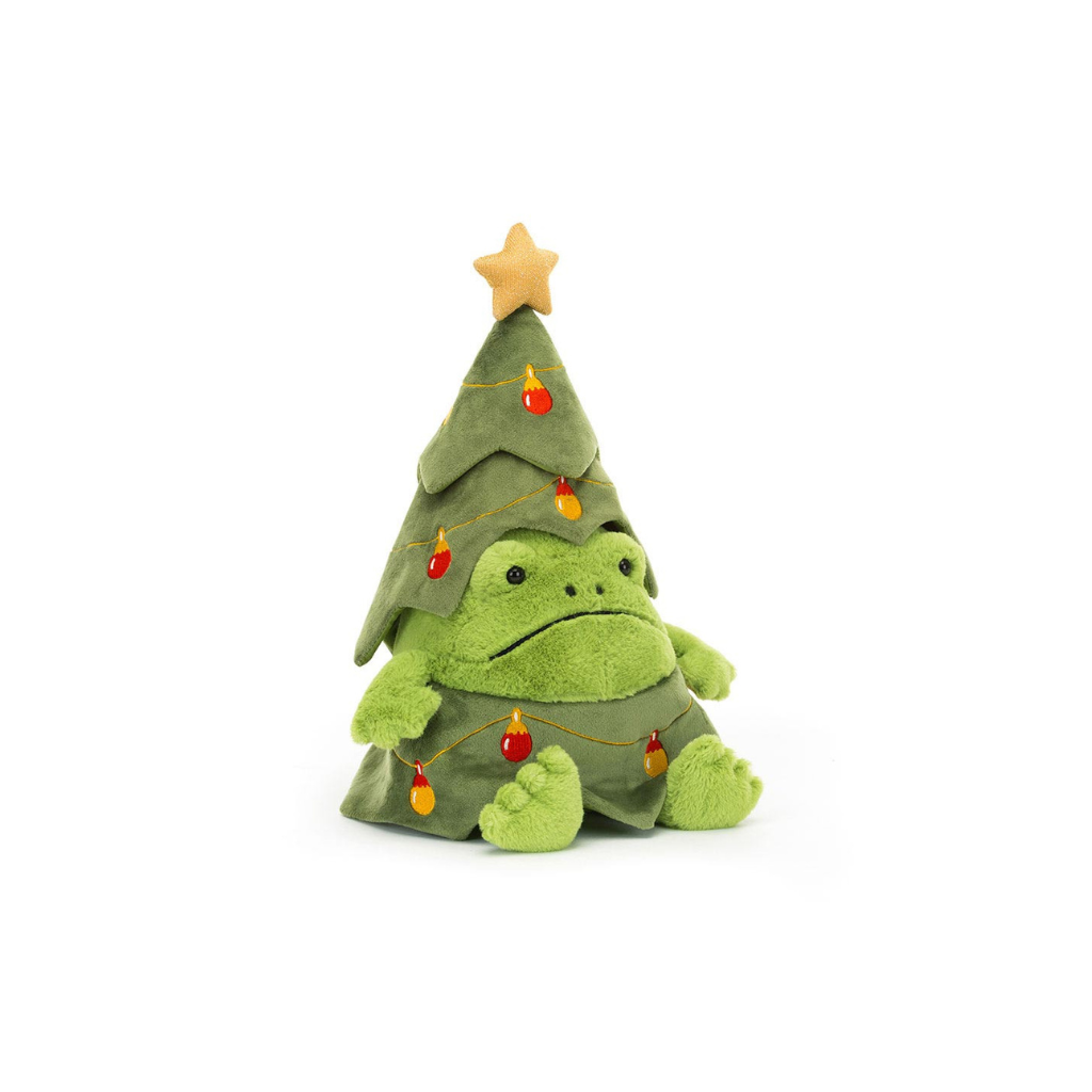 Jellycat Christmas Tree Ricky Rain Frog | motherswork Singapore