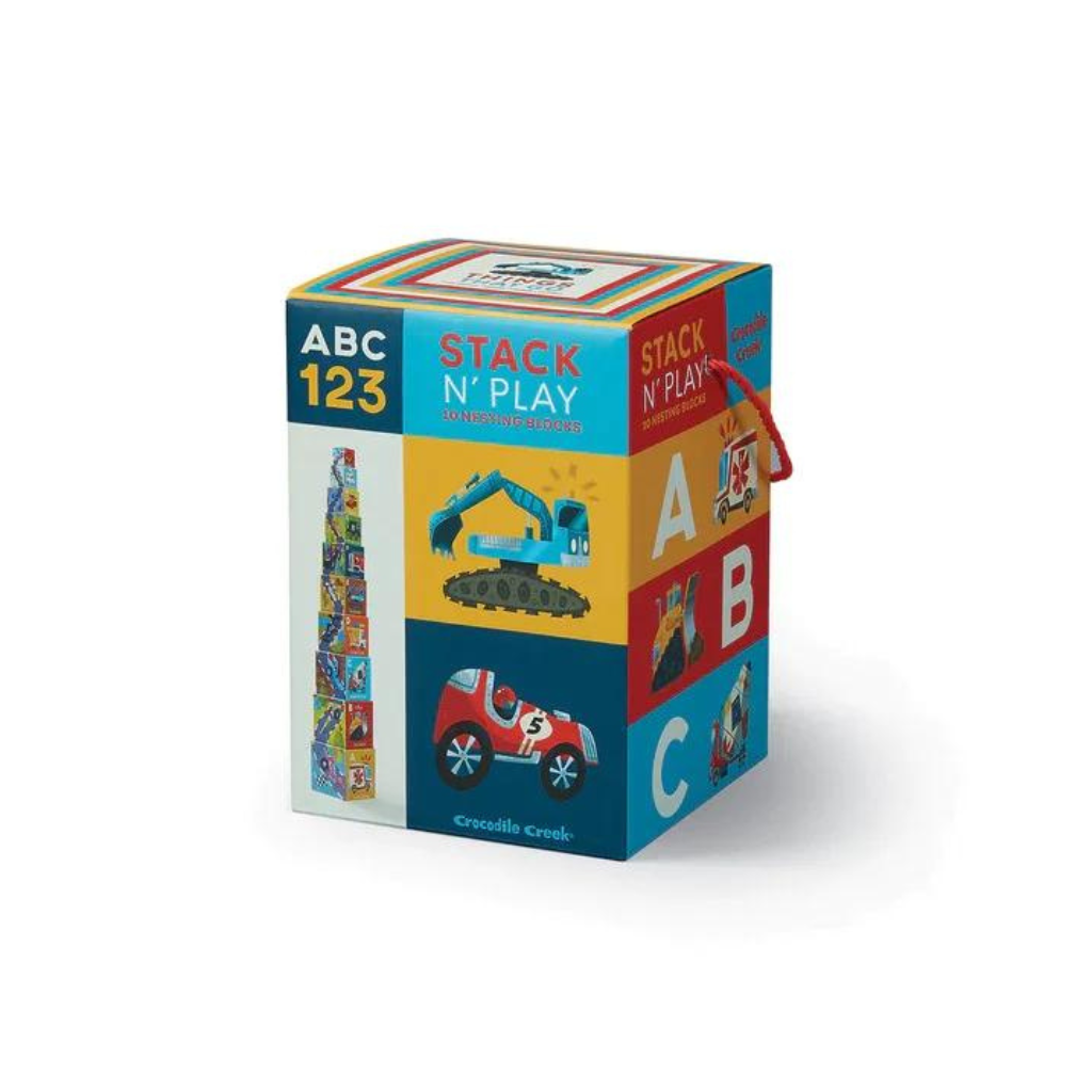 Crocodile Creek Nested Blocks Things that go