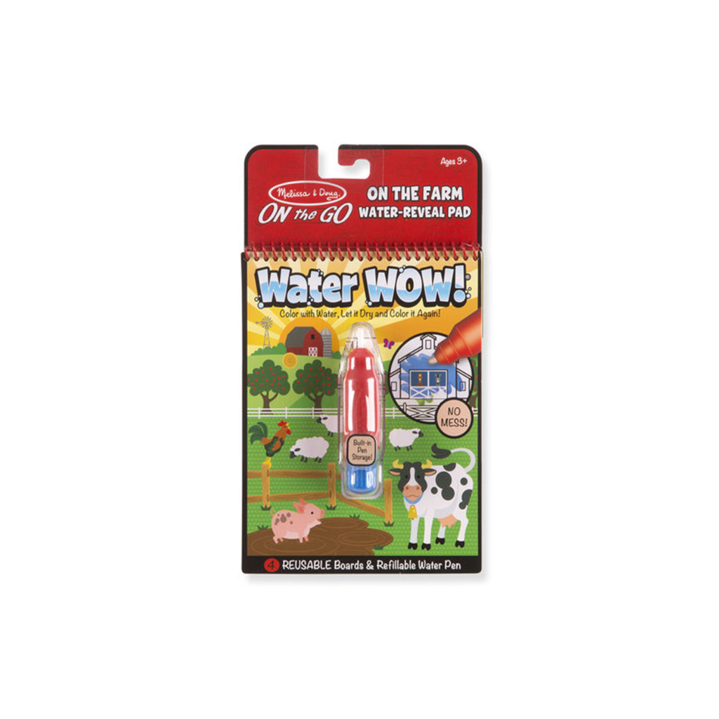 Melissa Doug ON the Go Water Wow Travel Activity Farm Motherswork