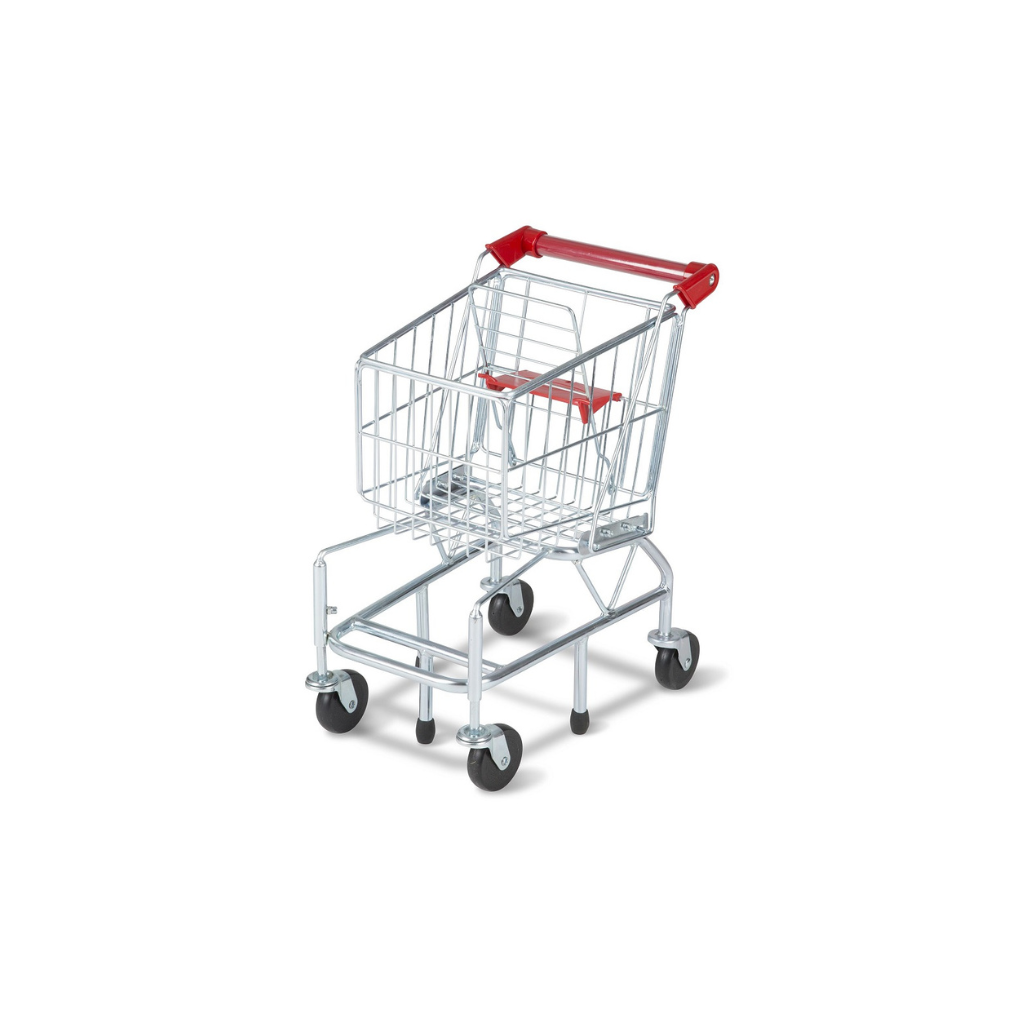 Metal kids shopping trolly shop