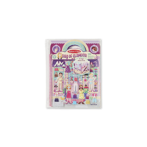 Melissa & Doug Deluxe Puffy Sticker Album Day of Glamour
