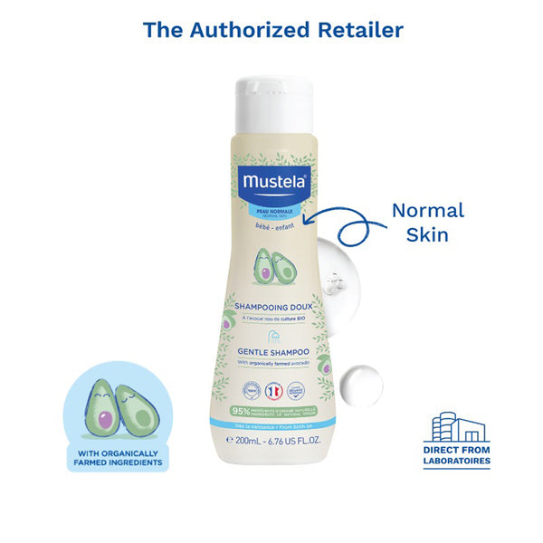 Mustela gentle shampoo 200 hot sale ml