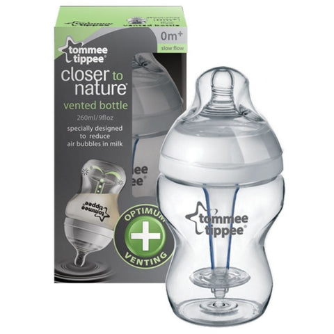 Tommee Tippee Closer To Nature Anti Colic Plus 260ml / 9oz Bottle