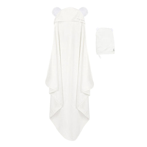 Raph&Remy Organic Bamboo Hooded Baby Towel & Mitt Set