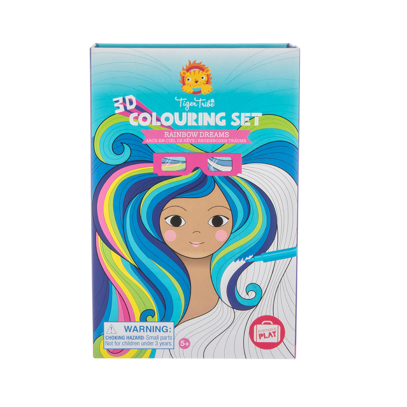 Tiger Tribe 3D Colouring Set - Rainbow Dreams | motherswork