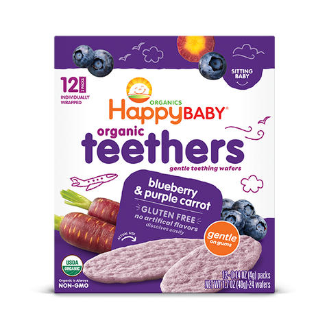 Happy Family Organics Blueberry & Purple Carrot Teethers Snack