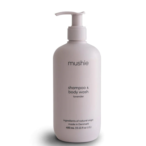 Mushie Baby Shampoo & Body Wash - Lavender (400 ml)