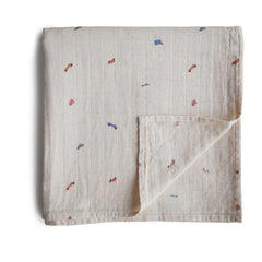 Mushie Swaddle Blanket Organic Cotton