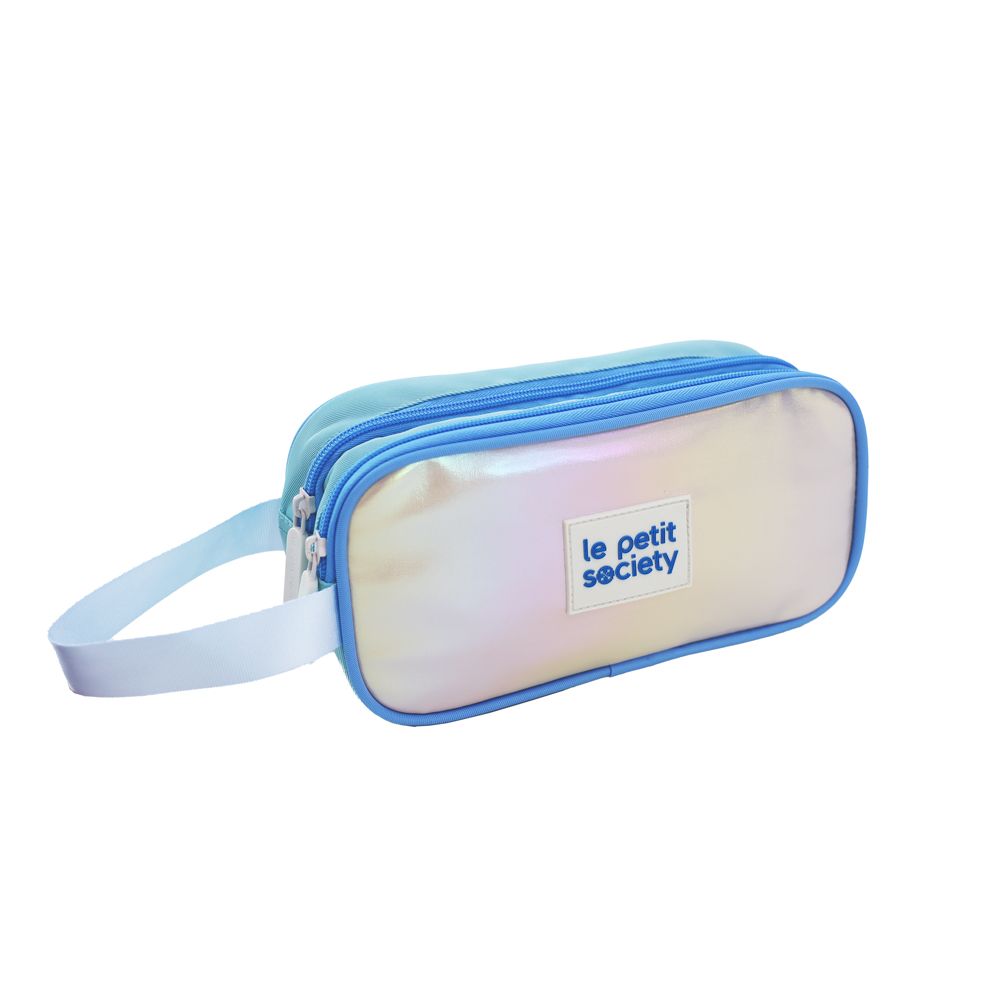 Le Petit Society Double Zip Pencil Case