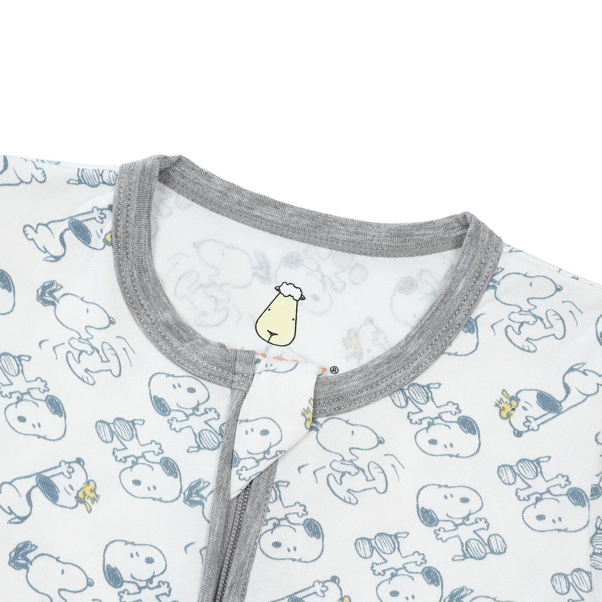 Baa Baa Sheepz x Snoopy Zip Romper S02 (White)