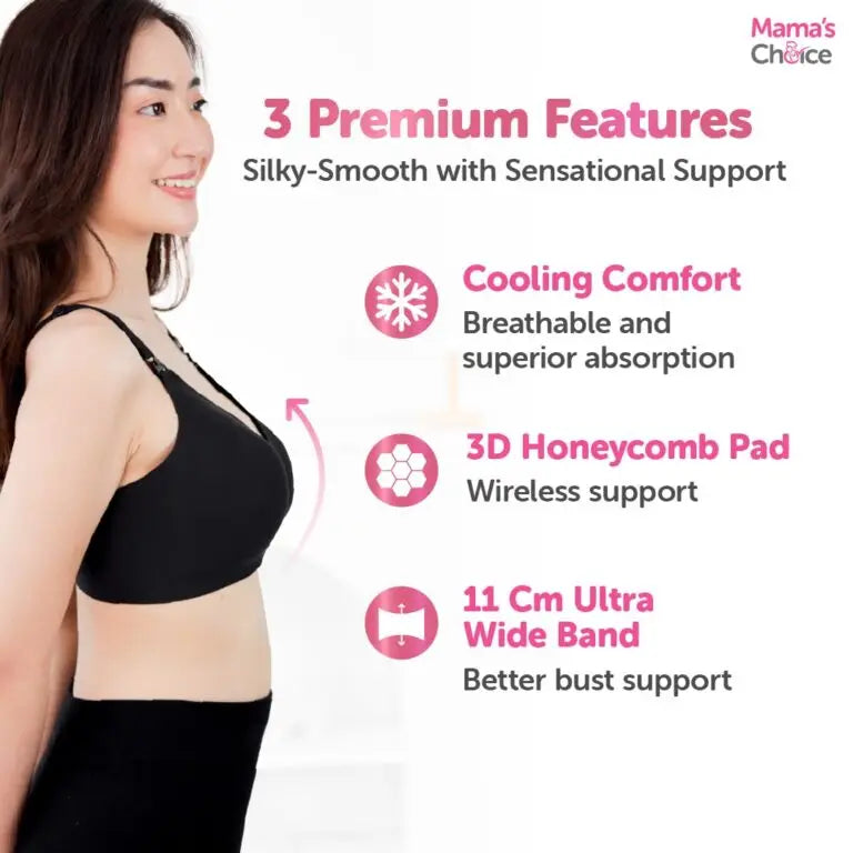 Mama's Choice Ultra Soft Nursing Bra