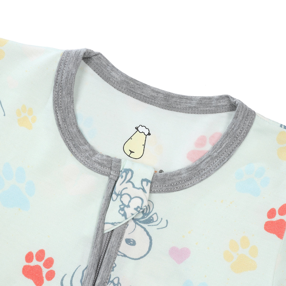 Baa Baa Sheepz x Snoopy Zip Romper S01 (Green)