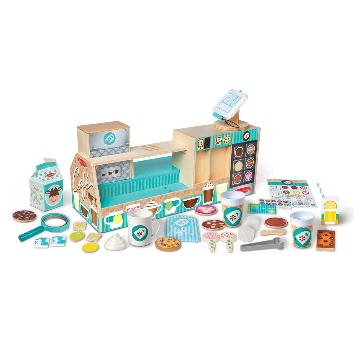 Melissa & Doug Wooden Cafe Barista Coffee Shop