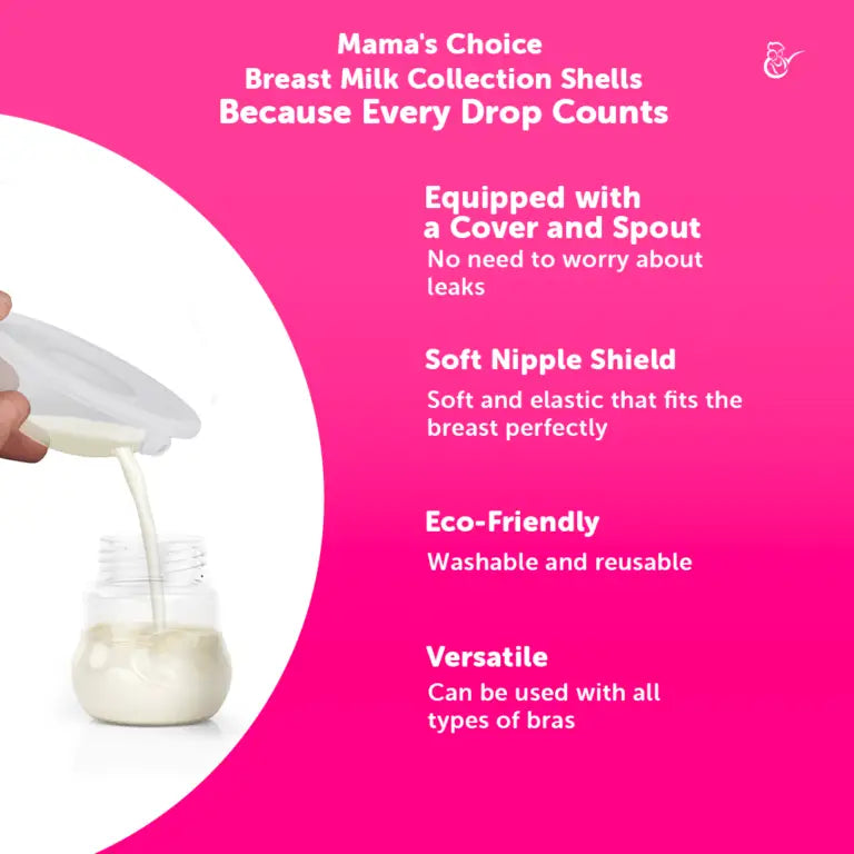 Mama's Choice Breast Milk Collection Shells