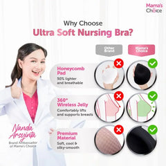 Mama's Choice Ultra Soft Nursing Bra