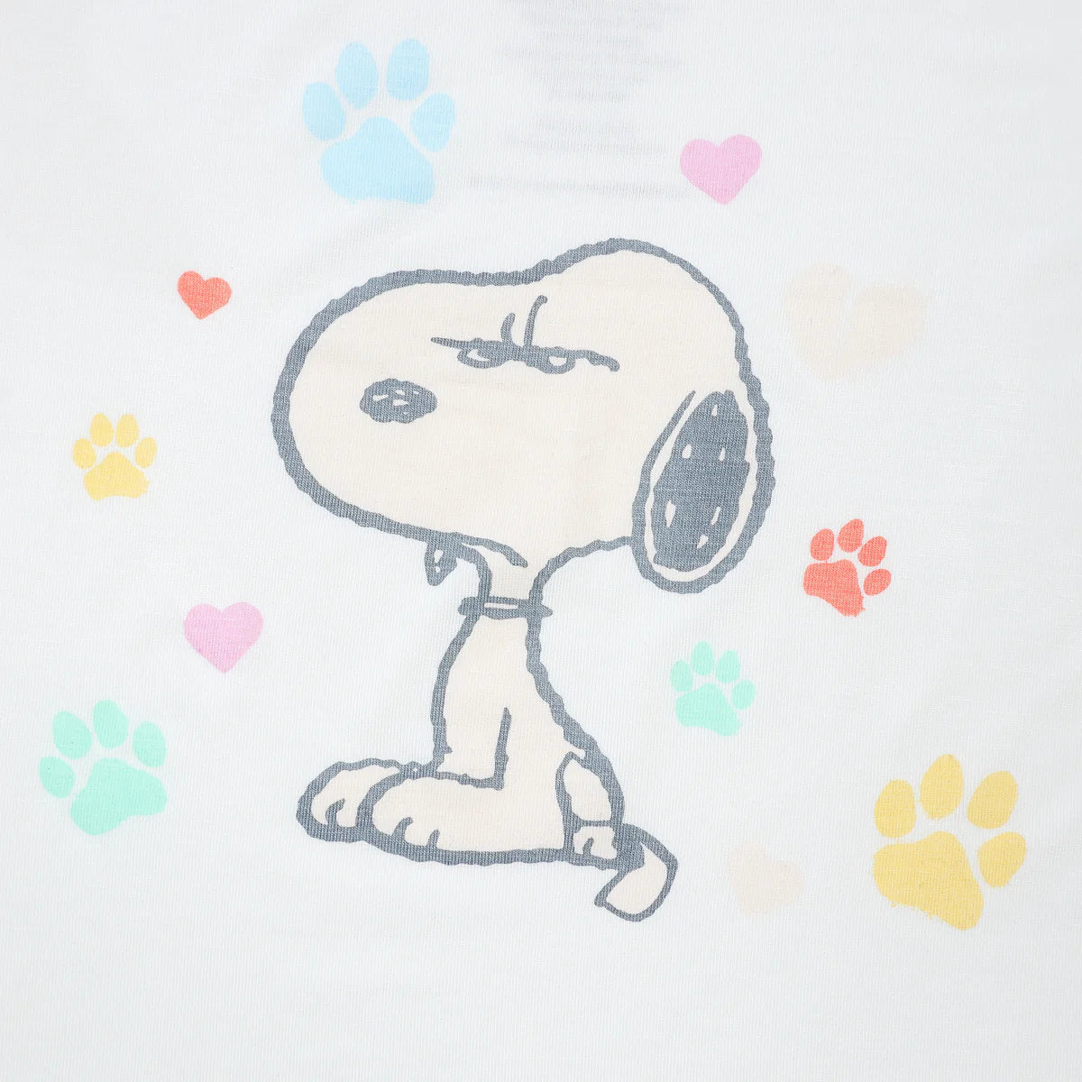 Baa Baa Sheepz x Snoopy Pyjamas Baby Set (White)