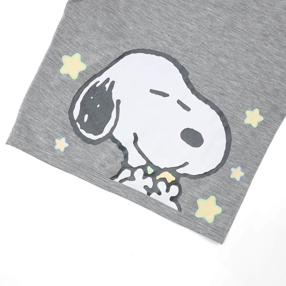 Baa Baa Sheepz x Snoopy Short Sleeve Shirt & Shorts Baby Set (Grey)