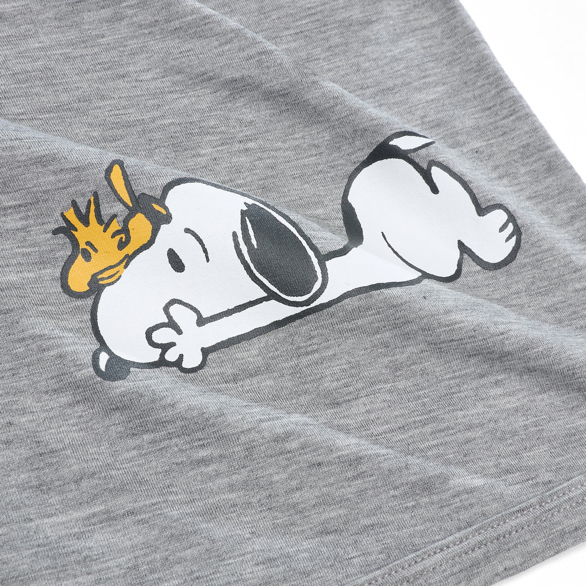 Baa Baa Sheepz x Snoopy Short Sleeve Shirt & Shorts Baby Set (Grey)