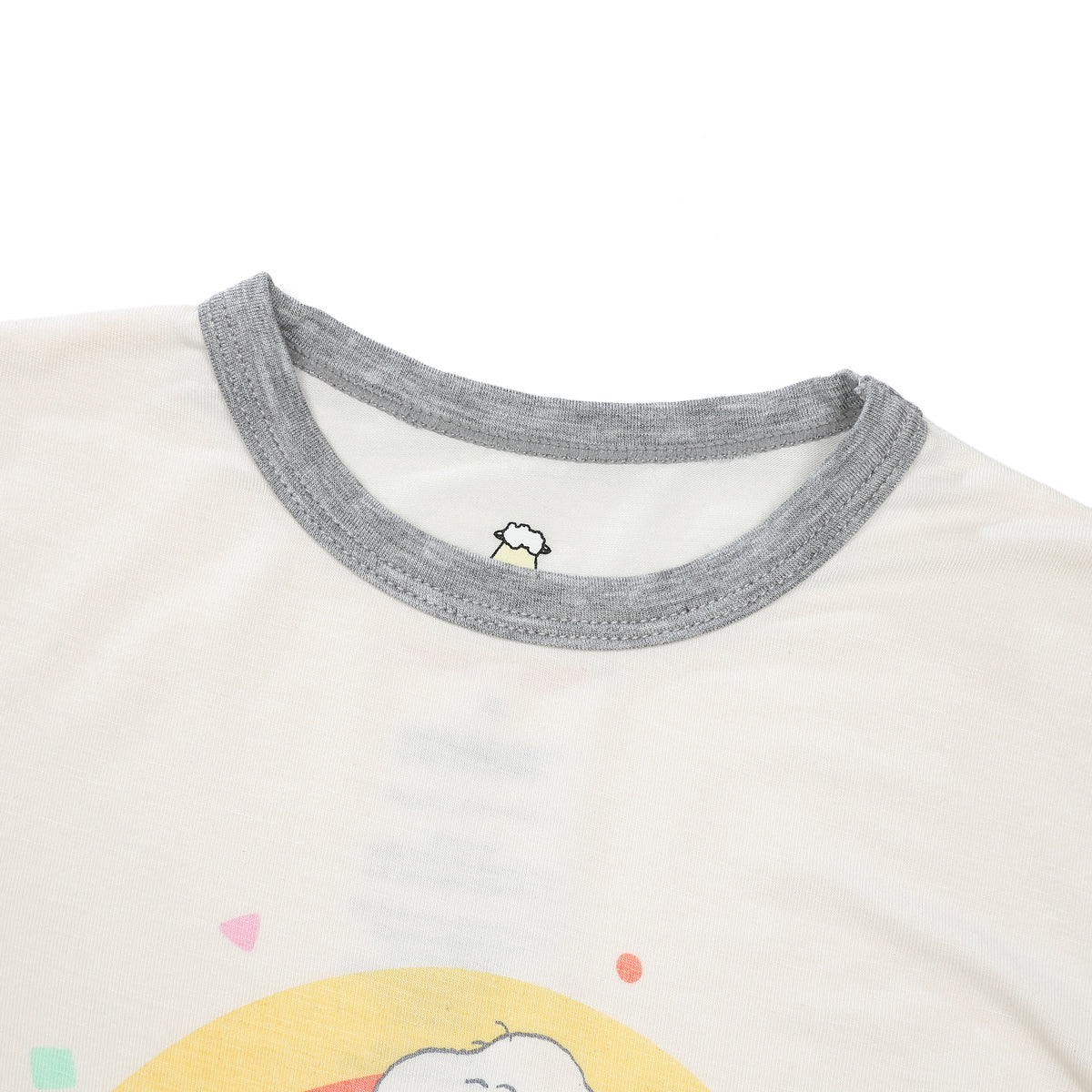 Baa Baa Sheepz x Snoopy Short Sleeve Shirt & Pants Baby Set (Yellow)