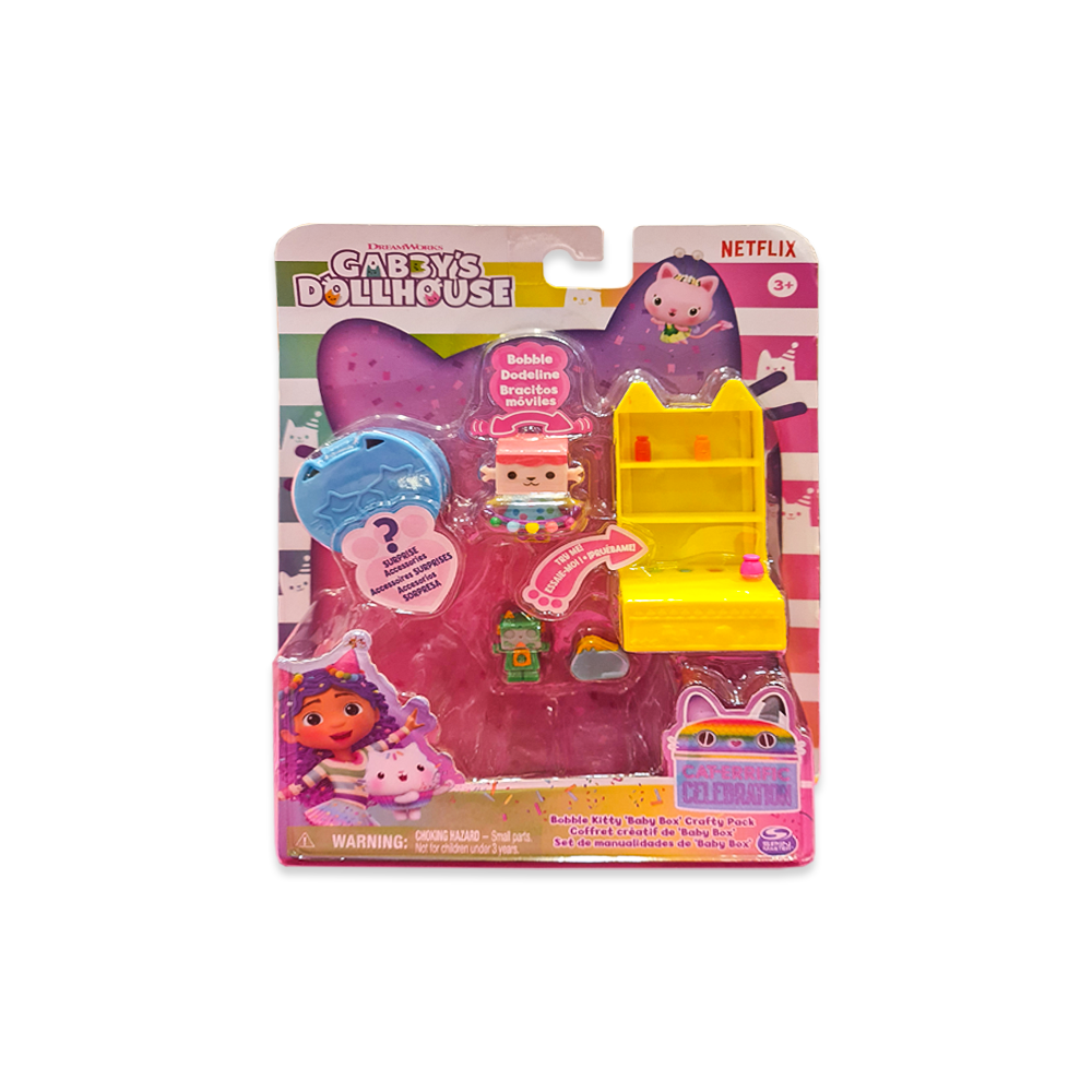 Gabby's Dollhouse Bobble Kitty ‘Baby Box’ Crafty Toy
