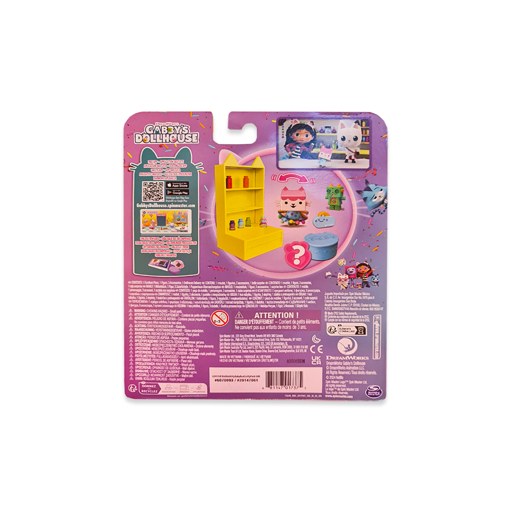 Gabby's Dollhouse Bobble Kitty ‘Baby Box’ Crafty Toy