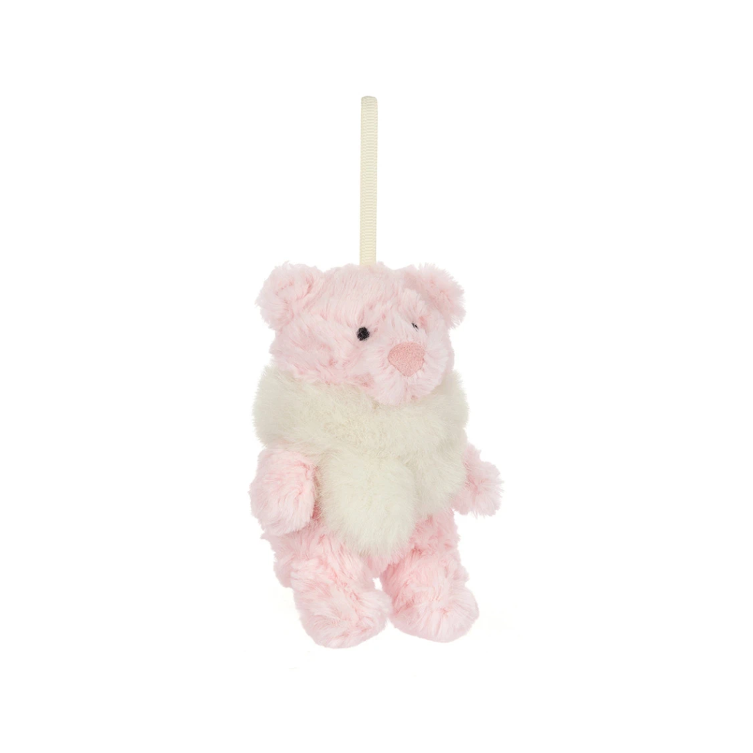 Jellycat Leola Bear Winter Warmer Decoration