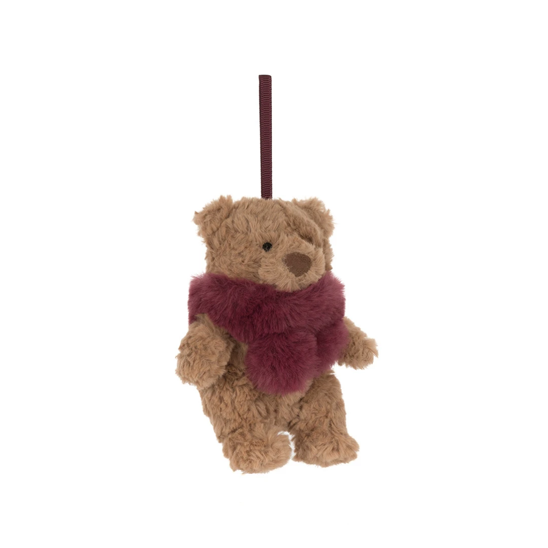 Jellycat Bartholomew Bear Winter Warmer Decoration