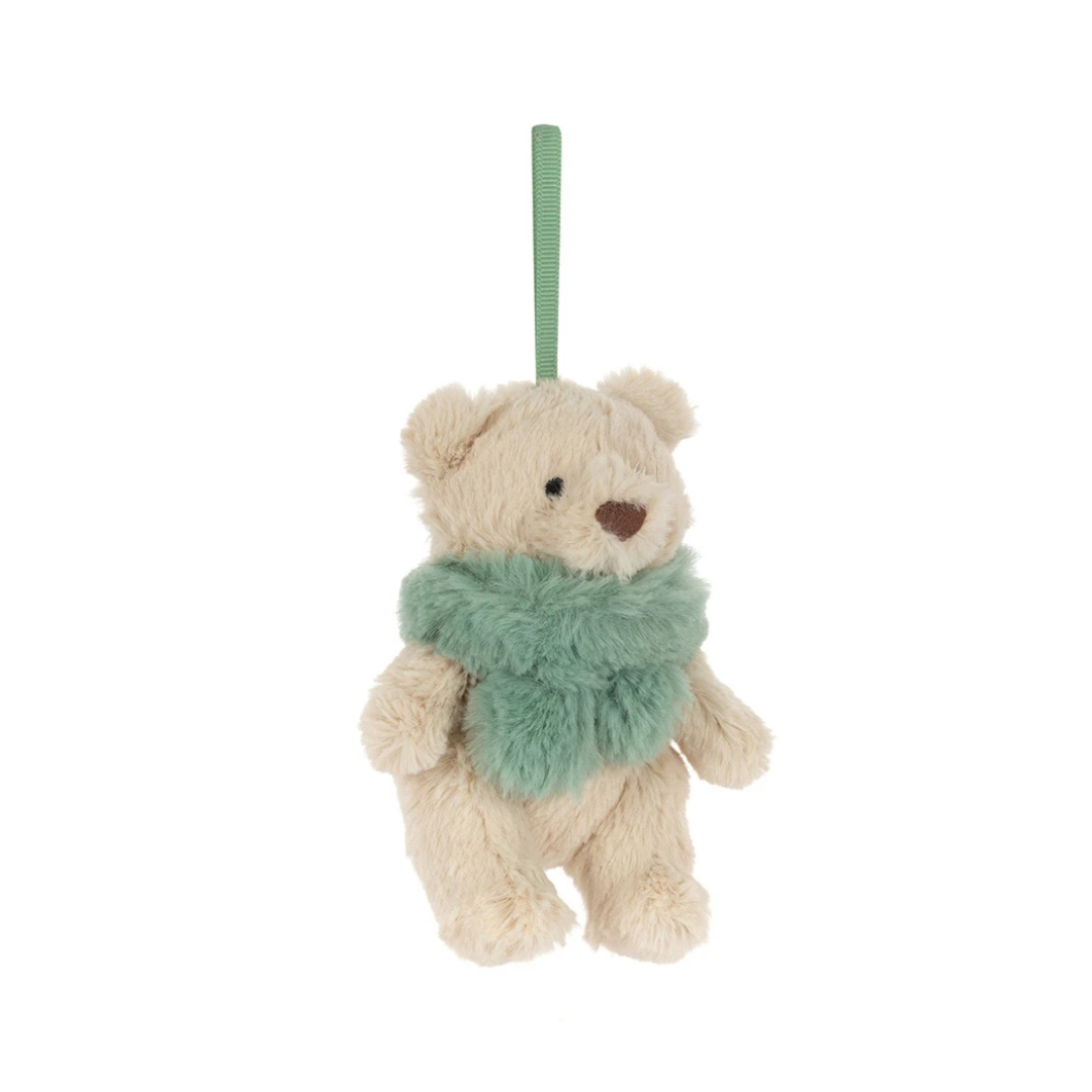 Jellycat Bartholomew Bear Jr. Winter Warmer Decoration