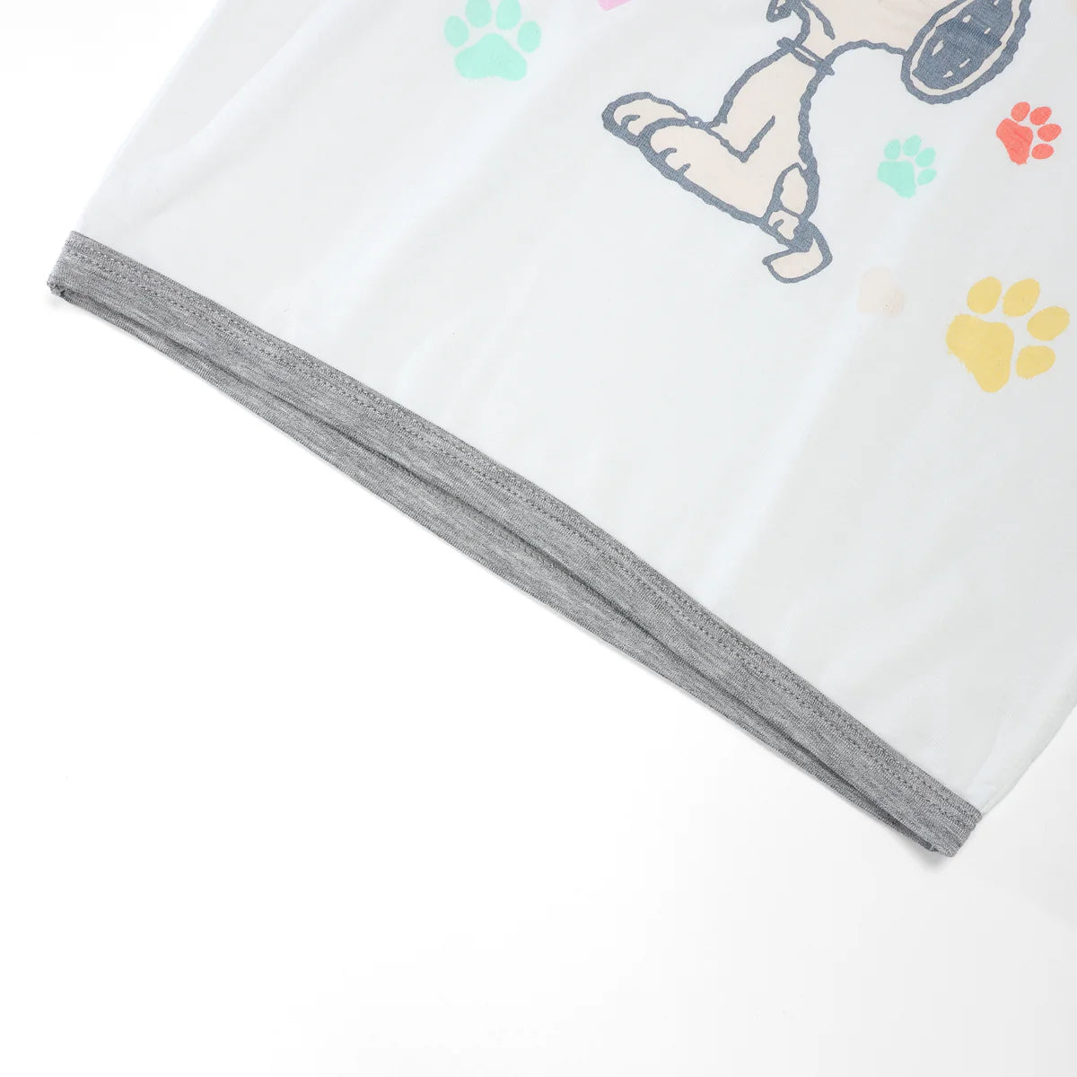 Baa Baa Sheepz x Snoopy Short Sleeve Shirt & Pants Baby Set (White)