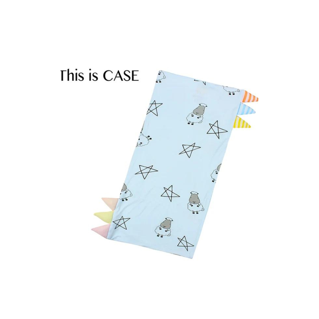 Baa Baa Sheepz Bed-Time Buddy™ Case Big Star & Sheepz & Stripe tag