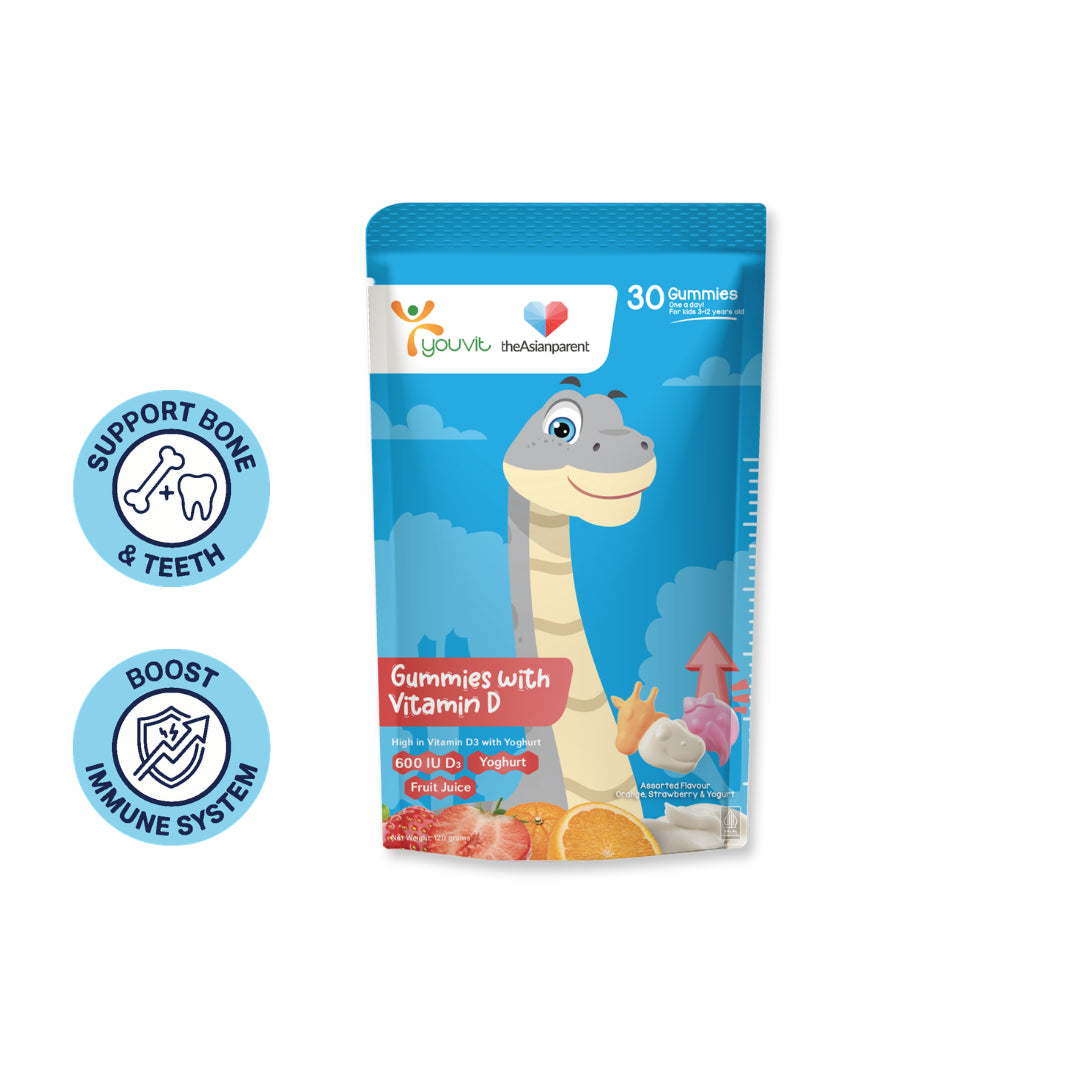 Youvit Kids Vitamin D+ Gummy 600IU (30 pcs)
