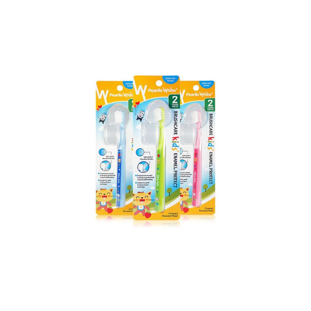 Pearlie White Kids Enamel Protect Extra Soft Toothbrush Triple Pack