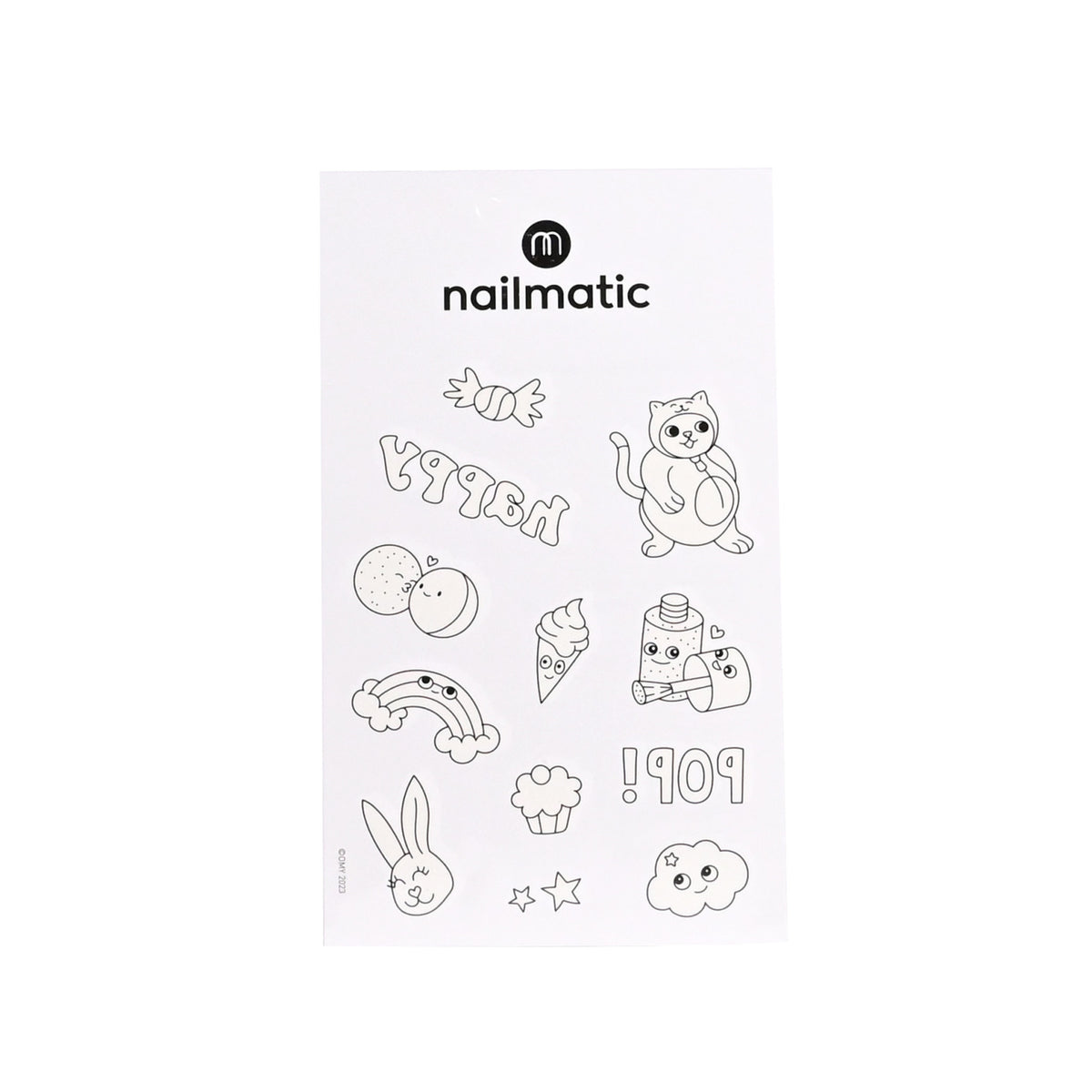 Nailmatic Temporary Tattoo Sheet