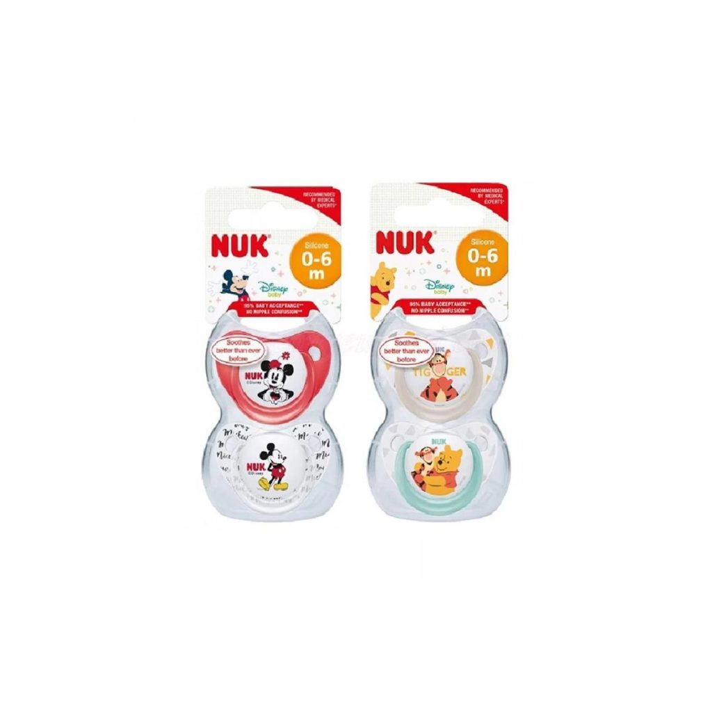 NUK Disney Latex Soother - 2pcs/pack