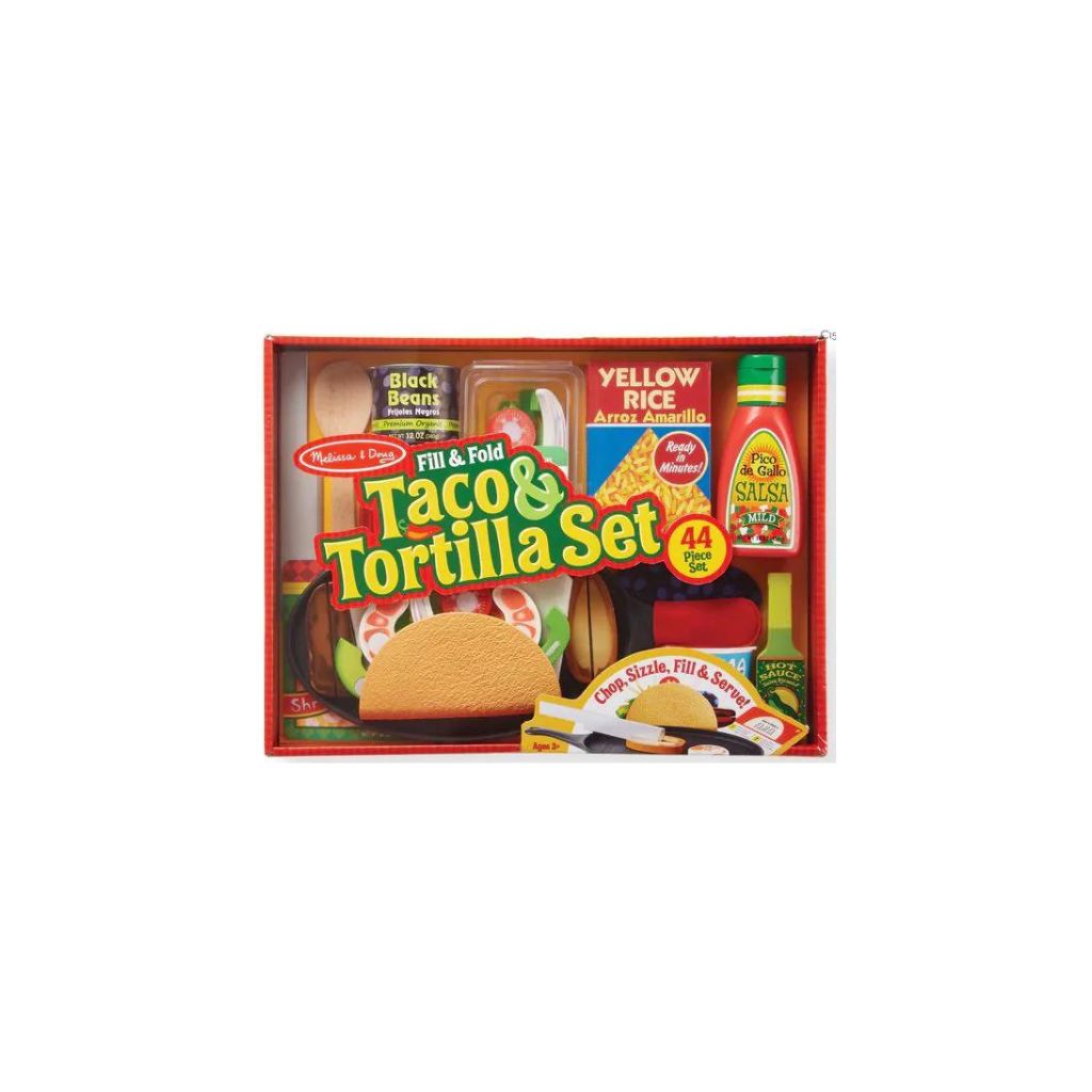 Melissa & Doug Fill & Fold Taco & Tortilla Set