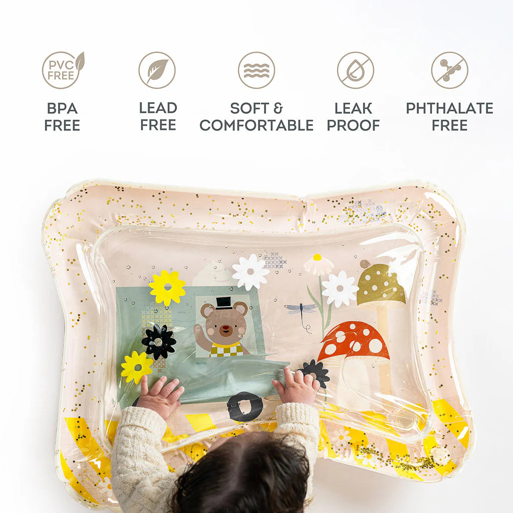 Taf Toys Baby Tummy Time Water Play Mat - Ice Cream Bear