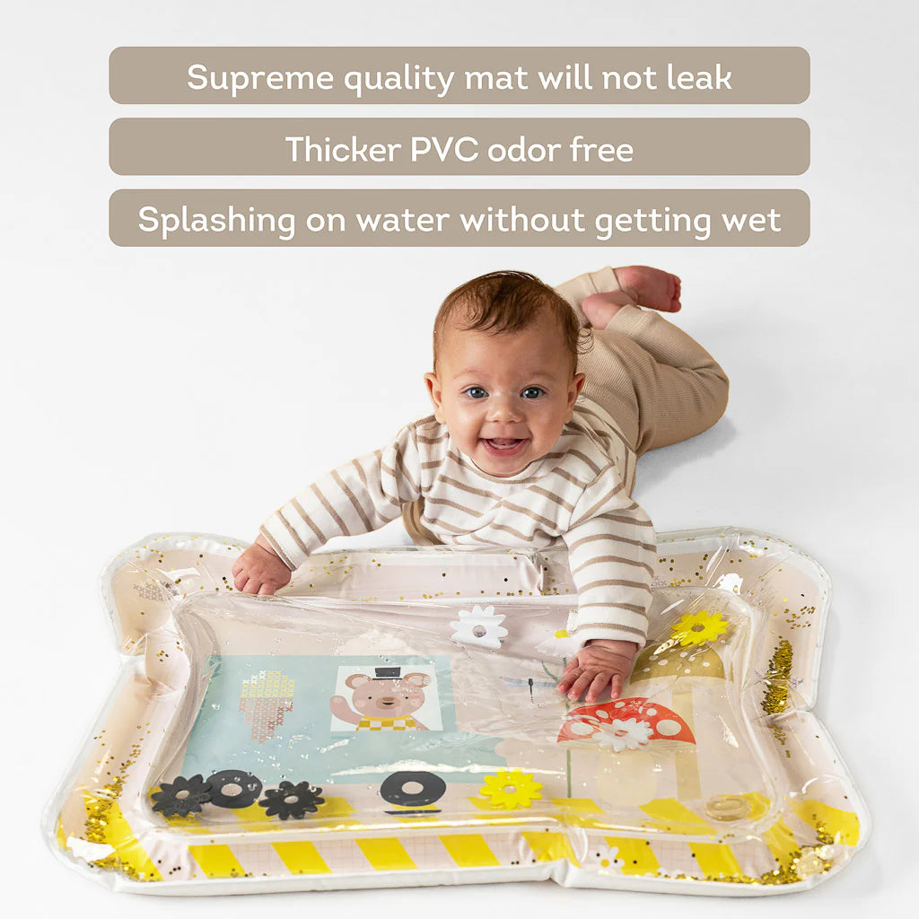 Taf Toys Baby Tummy Time Water Play Mat - Ice Cream Bear