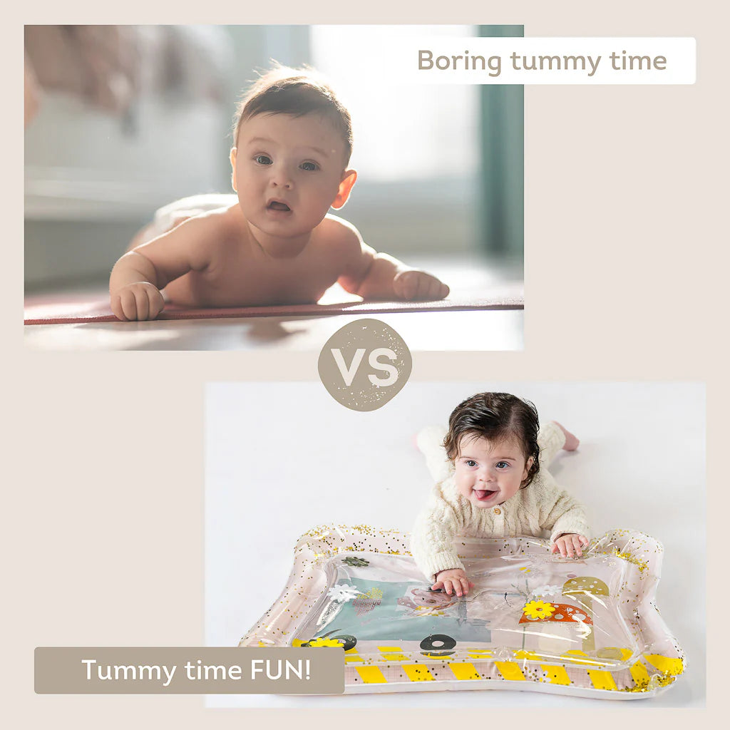 Taf Toys Baby Tummy Time Water Play Mat - Ice Cream Bear