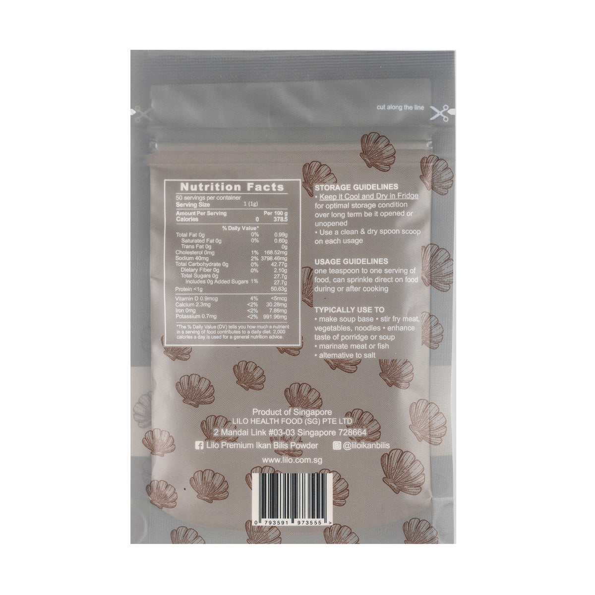 Lilo Premium Scallop Powder Refill 55g