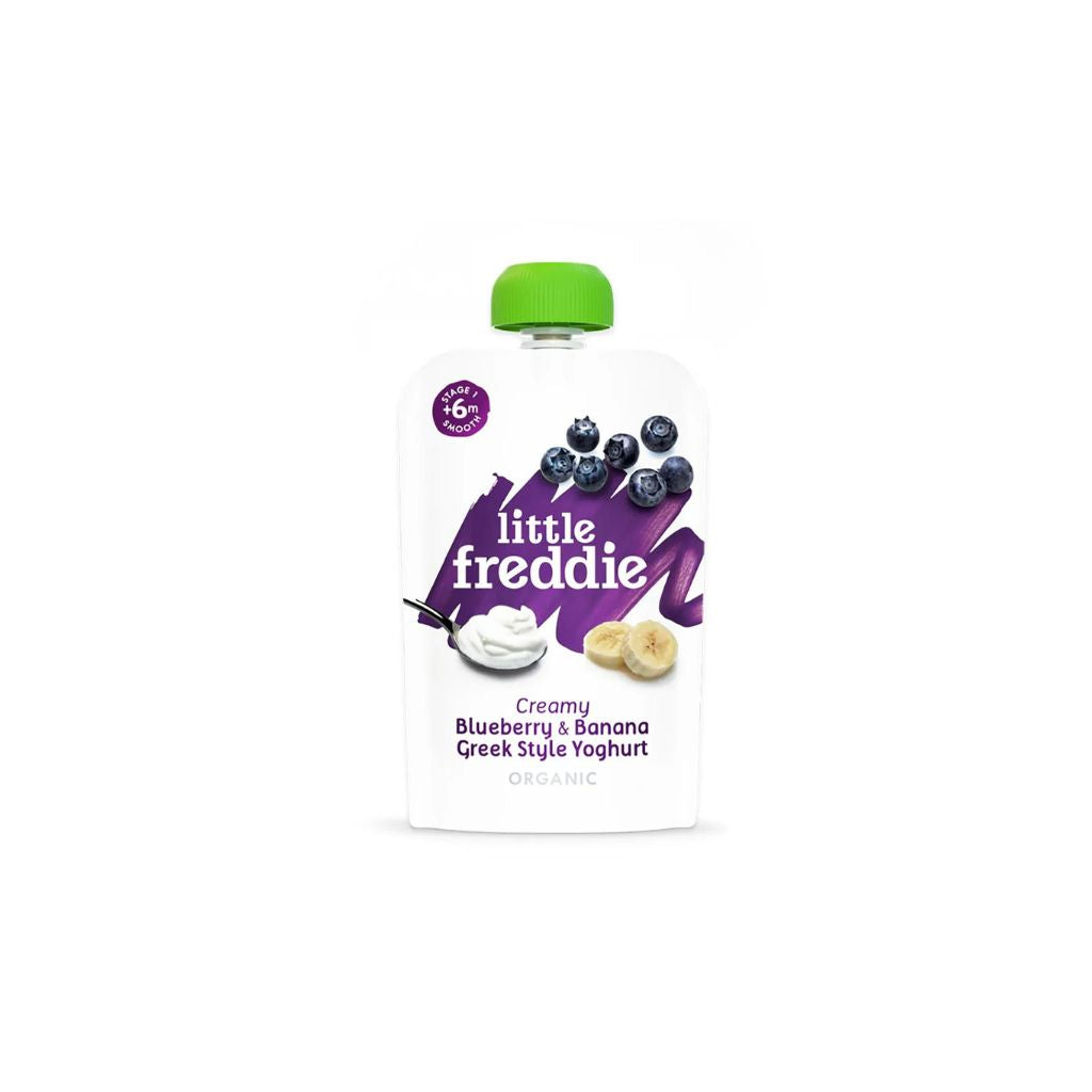 Little Freddie Creamy Blueberry & Banana Greek Style Yoghurt