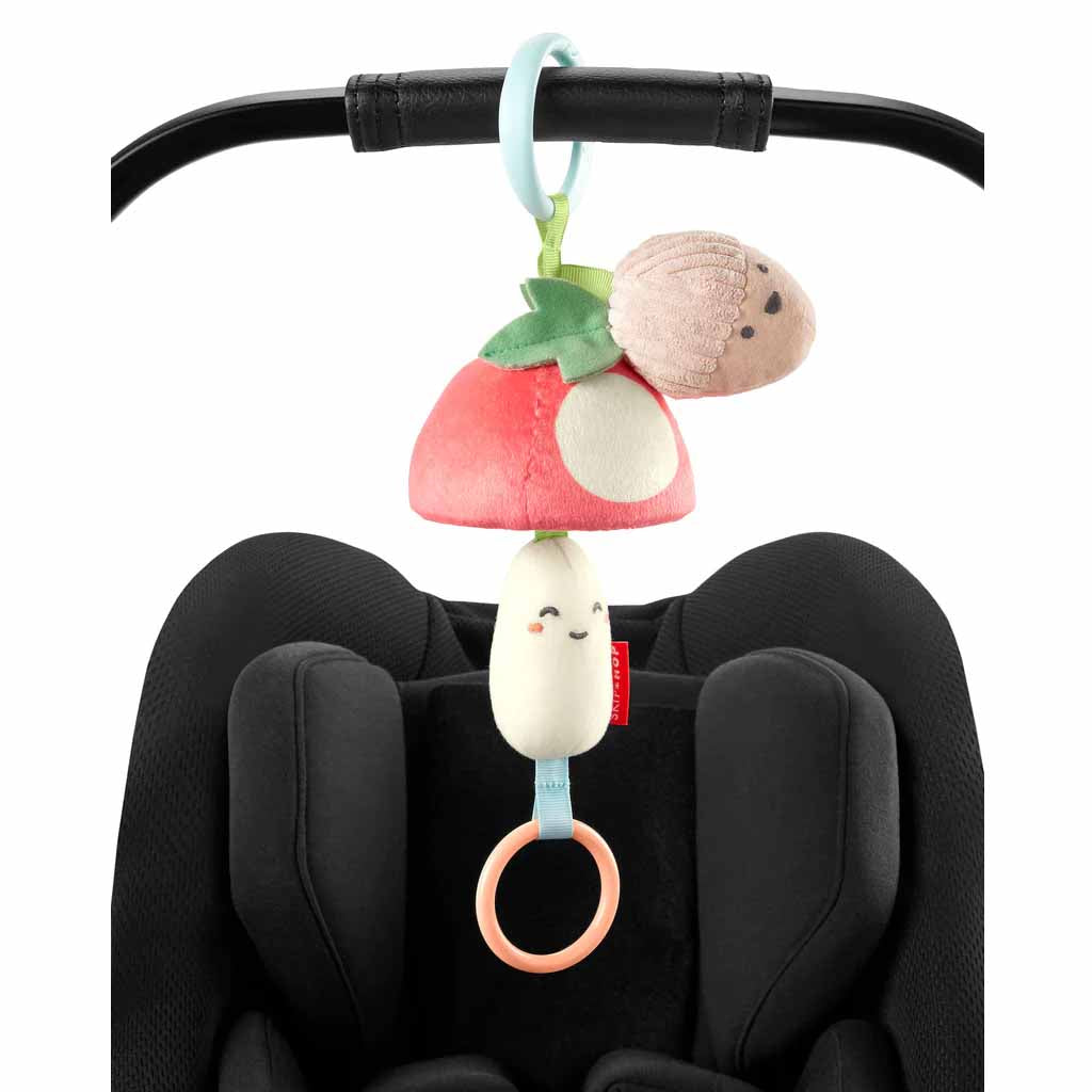 Skip Hop Farmstand Mushroom Baby Stroller Toy