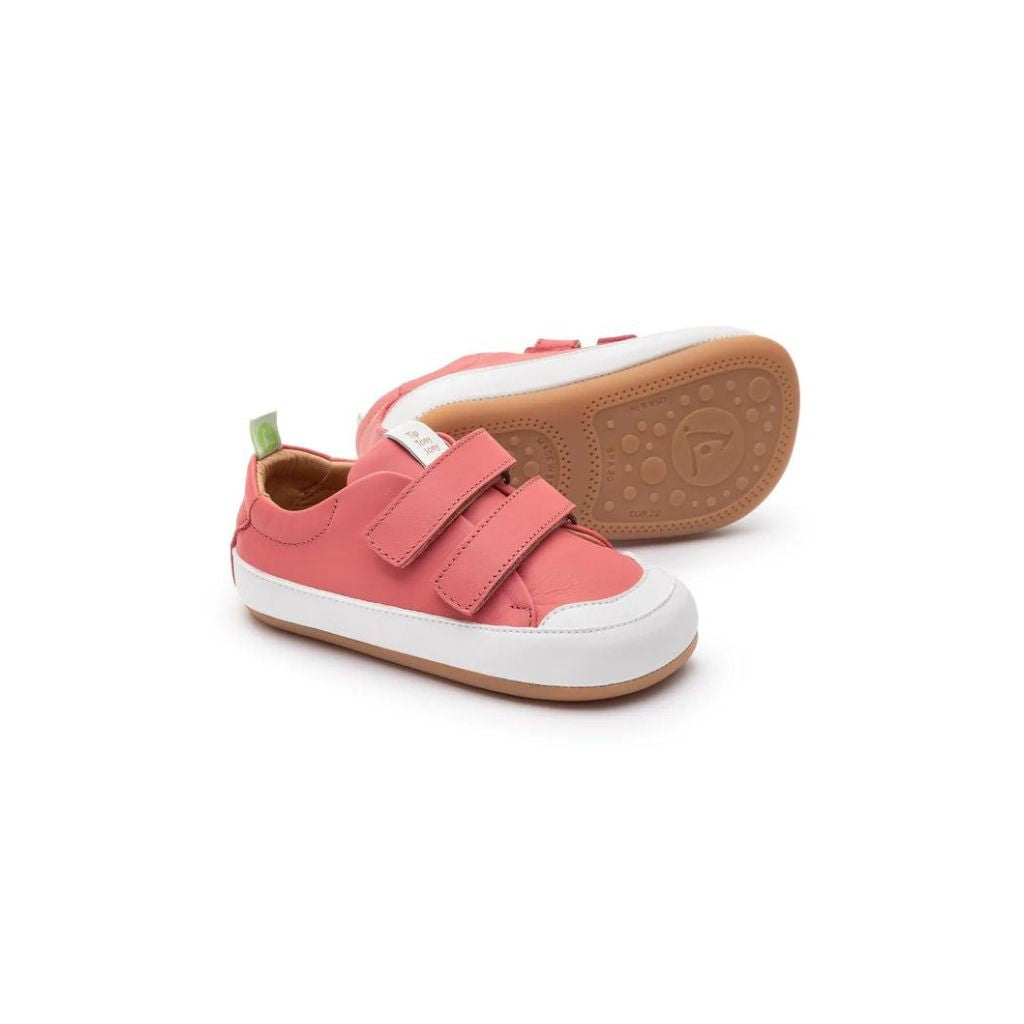 Tip Toey Joey Bossy - Coral Mat/White