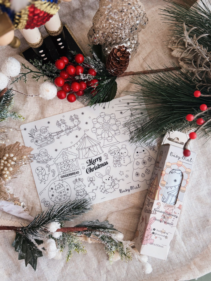 Busymat Travel Mat (Little Christmas Village)
