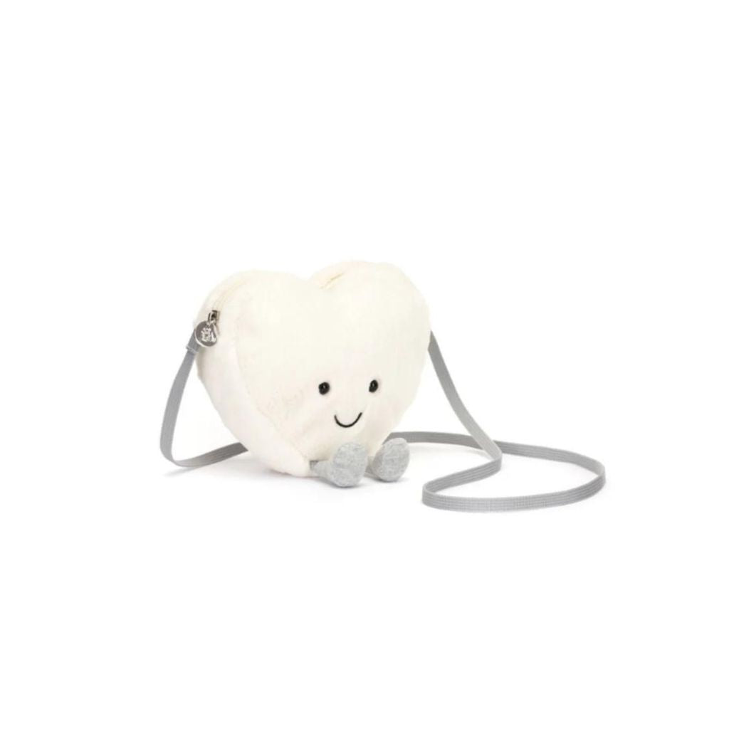 Jellycat Amuseables Cream Heart Bag