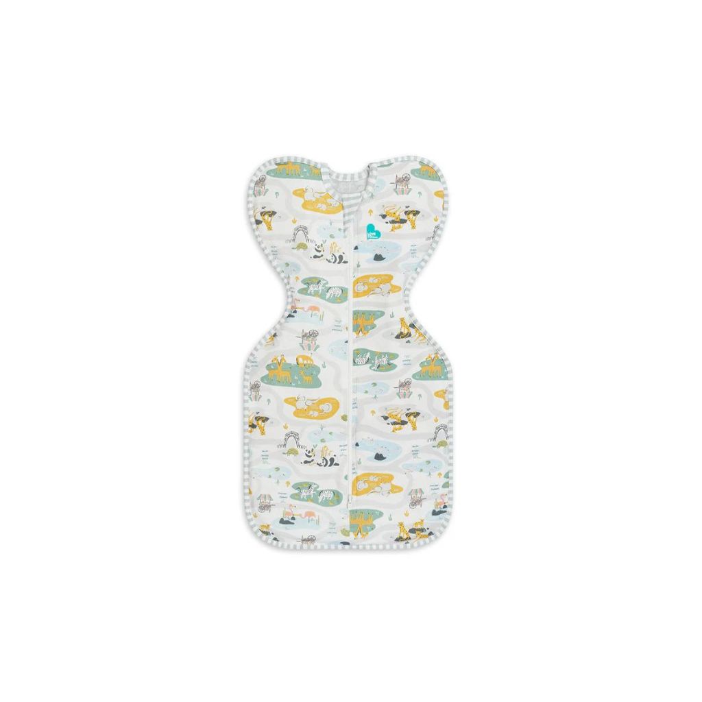 Love to Dream Swaddle Up Designer Collection Lite - Zoo Time White